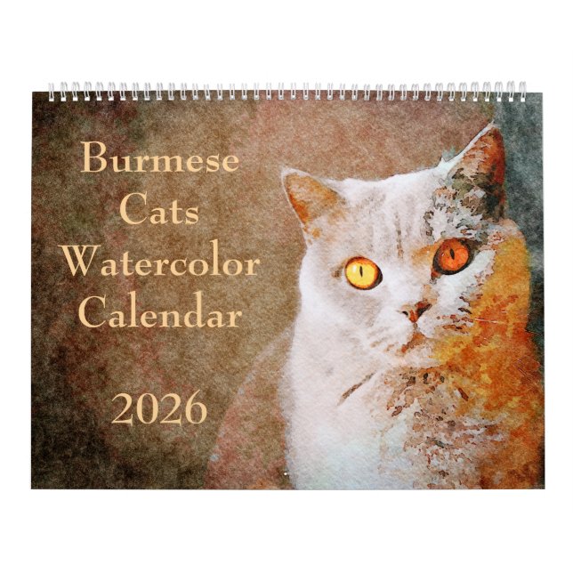 2023 Burmese Cat Mama Mama Owner Lovers Gift Kalender (Titelbild)
