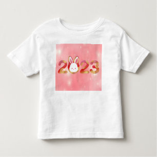 2023, Chinesisches Neujahr, Kaninchen Kleinkind T-shirt