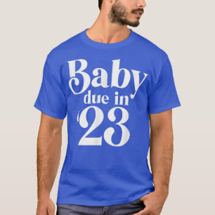 2023 fälliges Baby Announcemen für Schwangerschaft T-Shirt