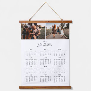 2023 Foto Kalender bearbeitbare Farbwandband Wandteppich Mit Holzrahmen