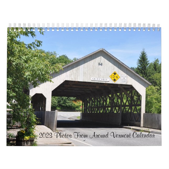 2023 Fotos aus dem Kalender von Vermont (Titelbild)