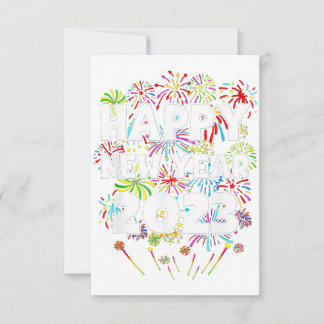 2023 Frohes Silvester Party Geschenk Party Männer  Dankeskarte