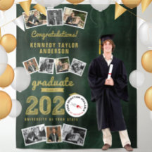 2023 Gold Sketch Graduation Party 9 Foto Hintergru