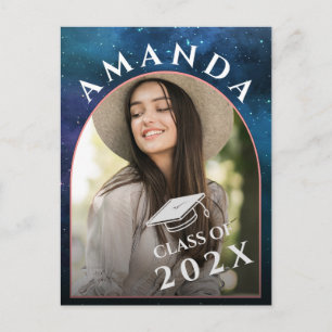 2023 Grad Foto Graduate Ankündigung Postkarte
