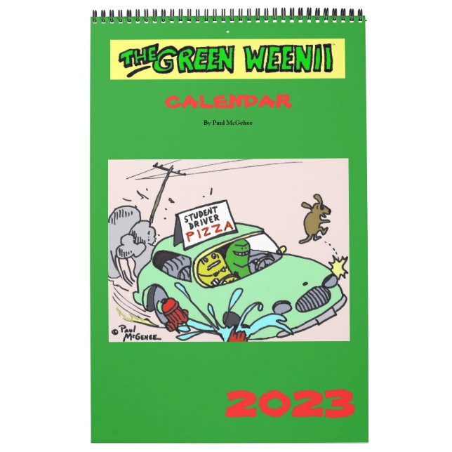 2023 Green Weenii Calendar Kalender (Titelbild)