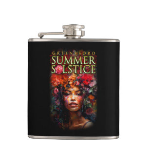 2023 Greensboro Summer Solstice Festival Souvenir Flachmann
