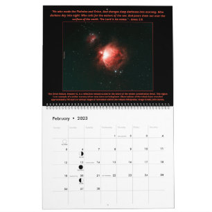 2023 GROSSER Psalm 19 Astronomie-Gesellschaftskale Kalender