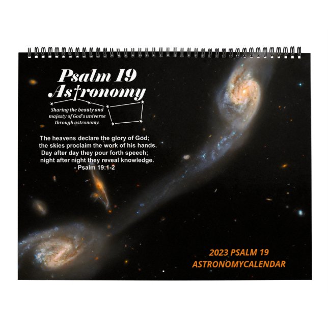 2023 GROSSER Psalm 19 Kalender der Astronomie-Gese (Titelbild)