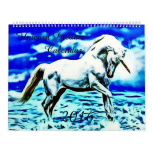 2023 Grosses Einhorn Dreams Airbrush Kunstkalender Kalender