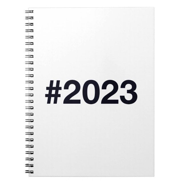 2023 Hashtag Notizblock (Vorderseite)