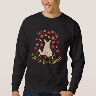 2023 Jahr der Kaninenkatze Chinesischer Zodiak Neu Sweatshirt