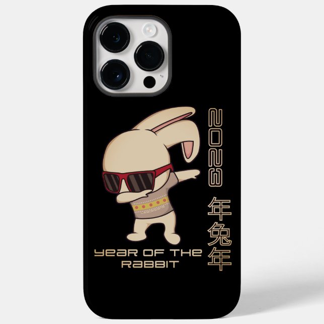 2023 JAHR DER RABBIT chinesischen Geschenkidee Neu Case-Mate iPhone Hülle (Rückseite)