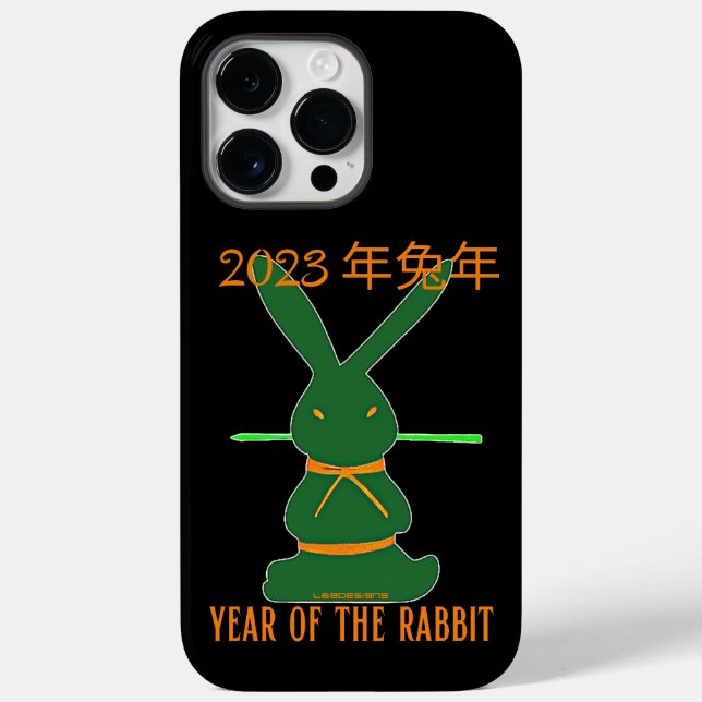2023 JAHR DER RABBIT chinesischen Geschenkidee Neu Case-Mate iPhone Hülle (Rückseite)
