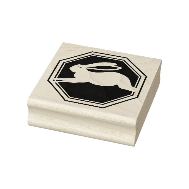 2023 Jahr des Kaninchens Gummistempel (Stempel)