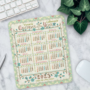 2023 Jahre Kalender Viktorianisch Jugendstil   Ben Mousepad