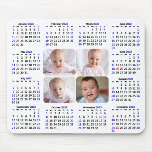 2023 Kalender Benutzerdefiniertes Foto Modernes Mi Mousepad