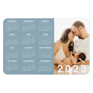 2023 Kalender Familienfotografie   Benutzerdefinie Magnet