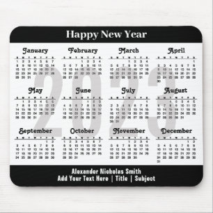 2023 Kalender Minimalistisch  Mousepad