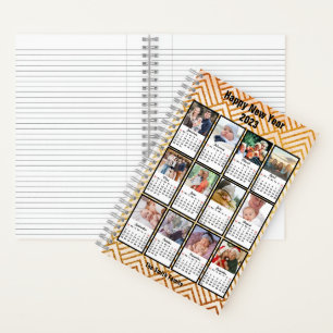 2023 Kalender Moderne 12 Foto Custom DIY Notizbuch
