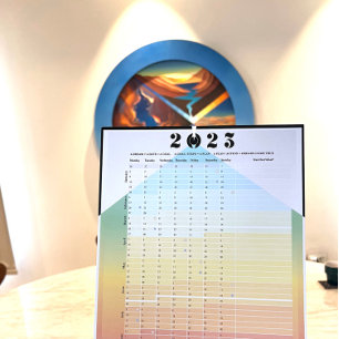 2023 Kalender - Mondplaner Poster
