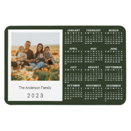 2023 Kalender Personalisiertes Vintages sofortiges Magnet