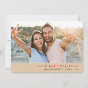 2023 Kalligraphie aus dem einfachen FOTO Feiertagskarte