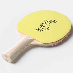 2023 Kaninchen-Linienkunst Tischtennis Schläger