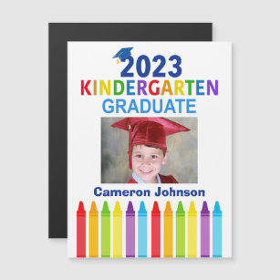 2023 Kindergarten Abschluss Custom Card Magnet