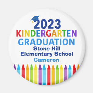 2023 Kindergarten Abschluss Niedliche Zollschule Magnet