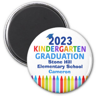 2023 Kindergarten Abschluss Niedliche Zollschule Magnet