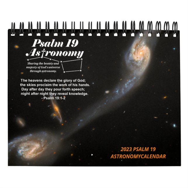 2023 KLEINER Psalm 19 Kalender der Astronomie-Gese (Titelbild)