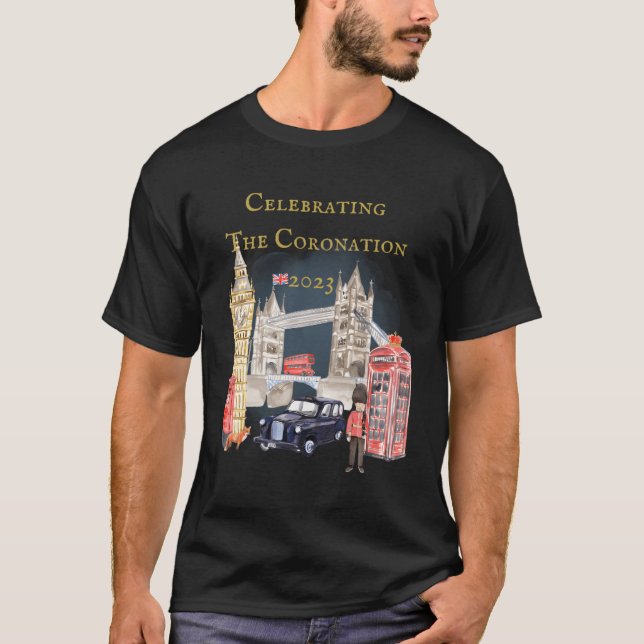 2023 König Charles III L T-Shirt (Vorderseite)