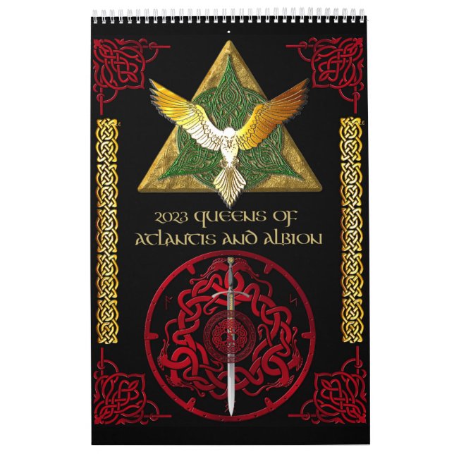 2023 Königinnen von Atlantis und Albion Kalender (Titelbild)