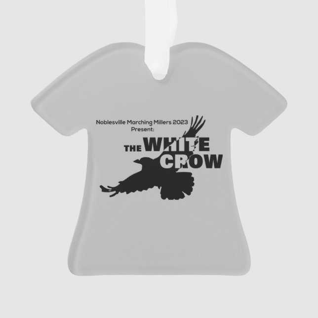 2023 Marching Millers - White Crow Ornament (Vorderseite)
