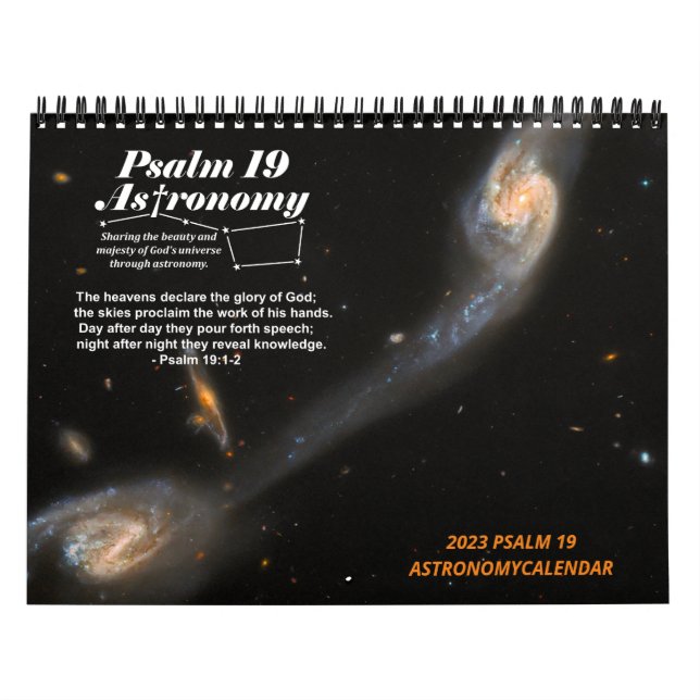 2023 MEDIUM Psalm 19 Astronomy Society Calendar  Kalender (Titelbild)