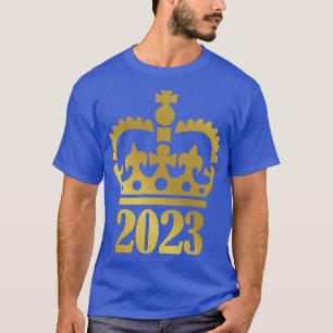 2023 mit Krone zum Geburtstag und Neugeborenen T-Shirt