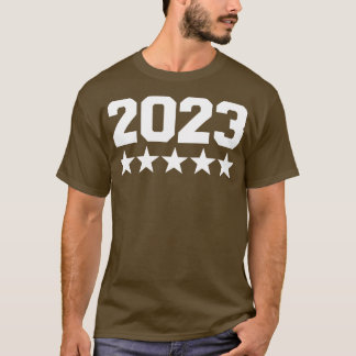 2023 mit Stars zum Geburtstag und Silvester T-Shirt