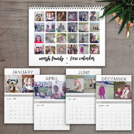 2023 Moderne Familie 24 Foto Minimal Kalender