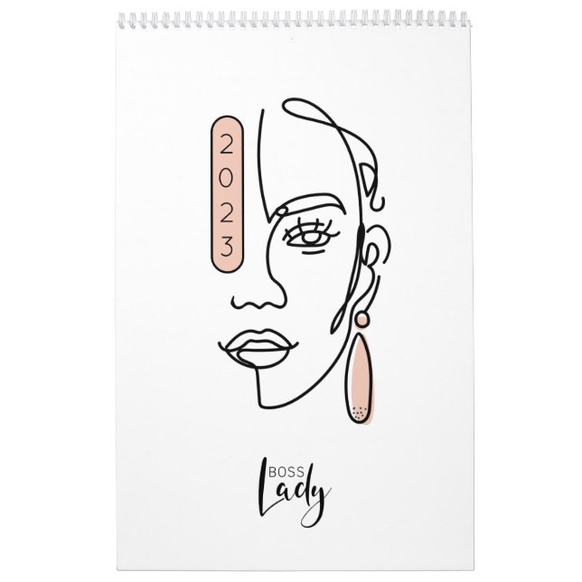 2023 Motivierend Boss Lady Quotes Kalender (Titelbild)