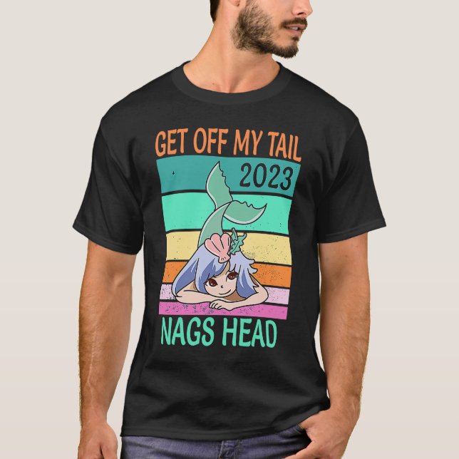 2023 Nags Head Vacation Mermaid T-Shirt (Vorderseite)