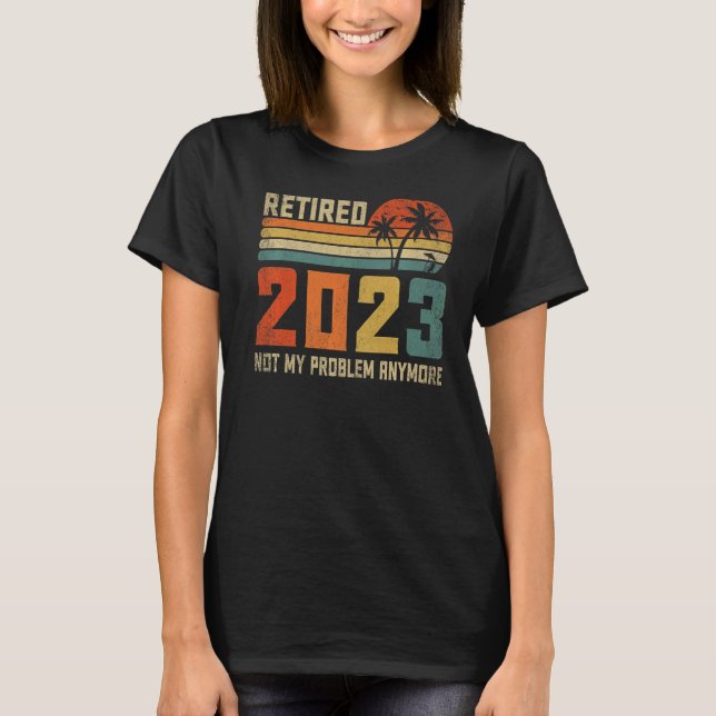 2023 nicht mehr mein Problem Vintag T-Shirt (Vorderseite)