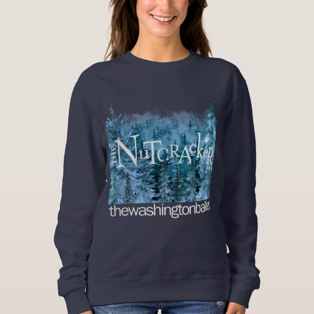2023 - Nutcracker Winter Scene Navy Sweatshirt (Vorderseite)