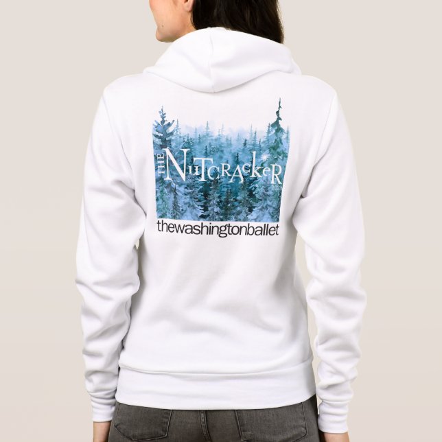 2023 Nutcracker Winter Scene Zip-Up Hoodie (Rückseite)