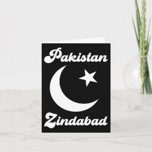 2023 Pakistan Zindabyd Dil Pakistani Herzenflagge Karte