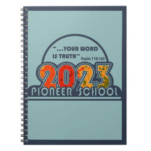 2023 Pioneer School Notebook Notizblock