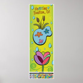 2023 Poster - Es regnet Blume - Buellton.Art