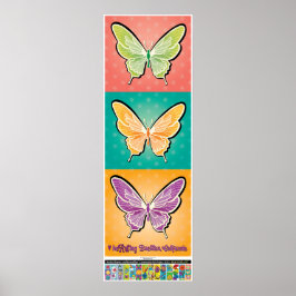 2023 Poster - Pop Butterflies - Buellton.Art