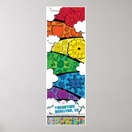 2023 Poster - Regenbogen-Blume - Buellton.Art