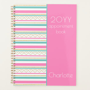 2023 Rosa Ernennung Buch Glitzer Name Planer