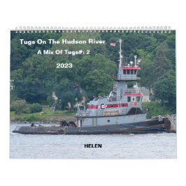2023 Schläge am Hudson River A Mix of Tugs#2 Kalender